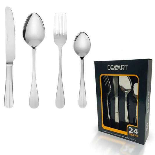 Set de Cubierto  24 piezas Marca Dewart