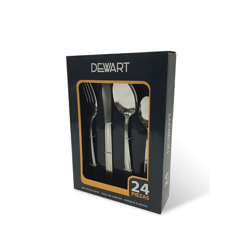 Set de Cubierto  24 piezas Marca Dewart