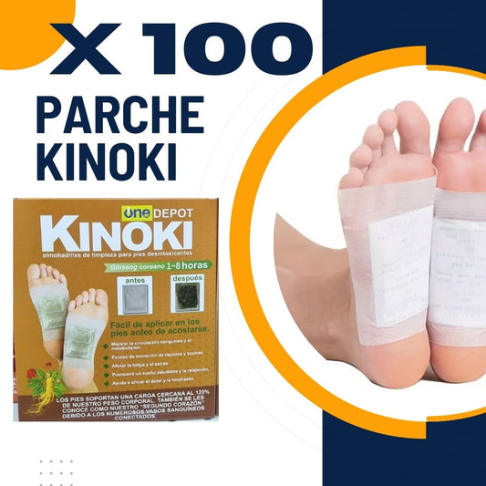 100 Parches - Kinoki Detox Patch 10 Cajas