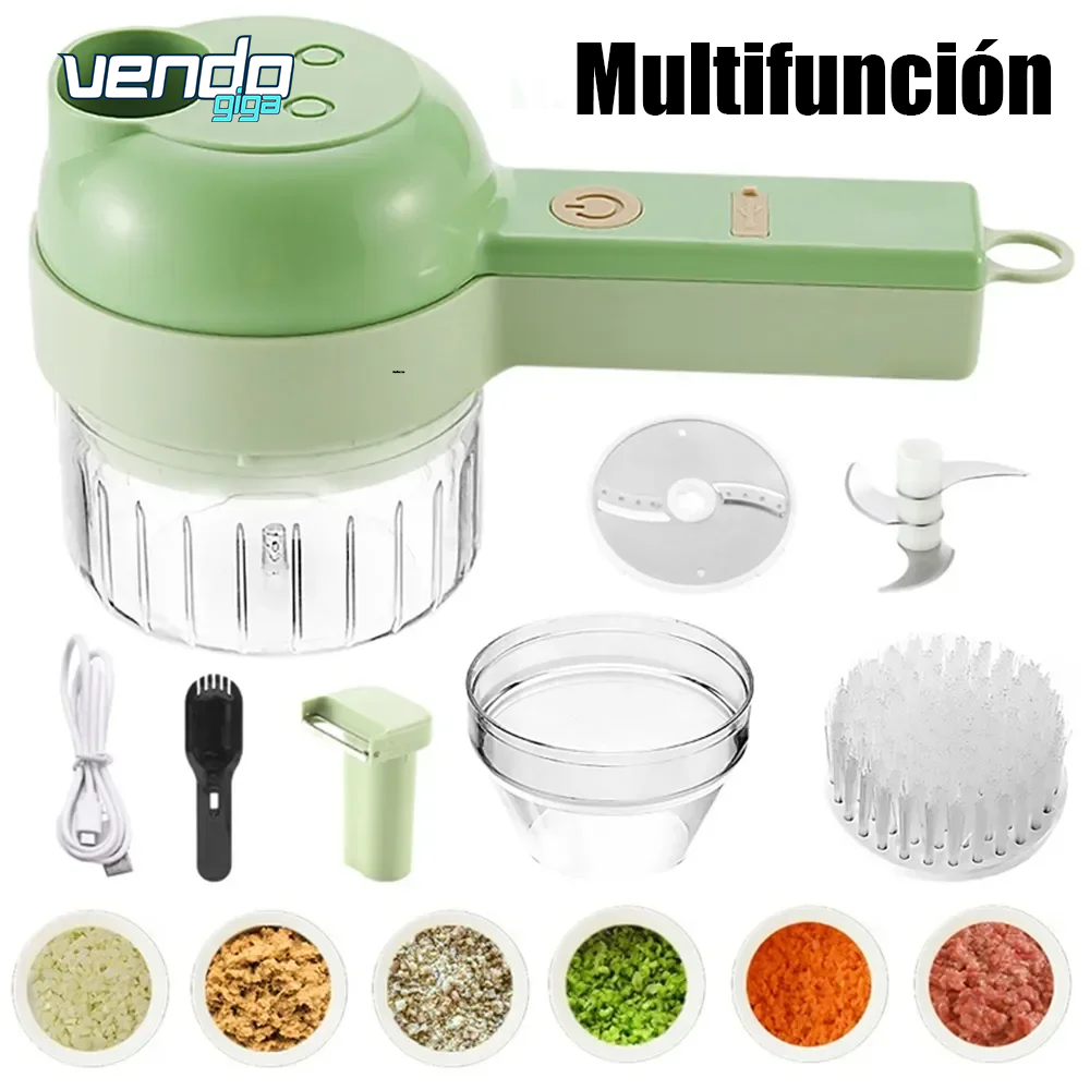 Cortador de Verduras Eléctrico Multifuncional